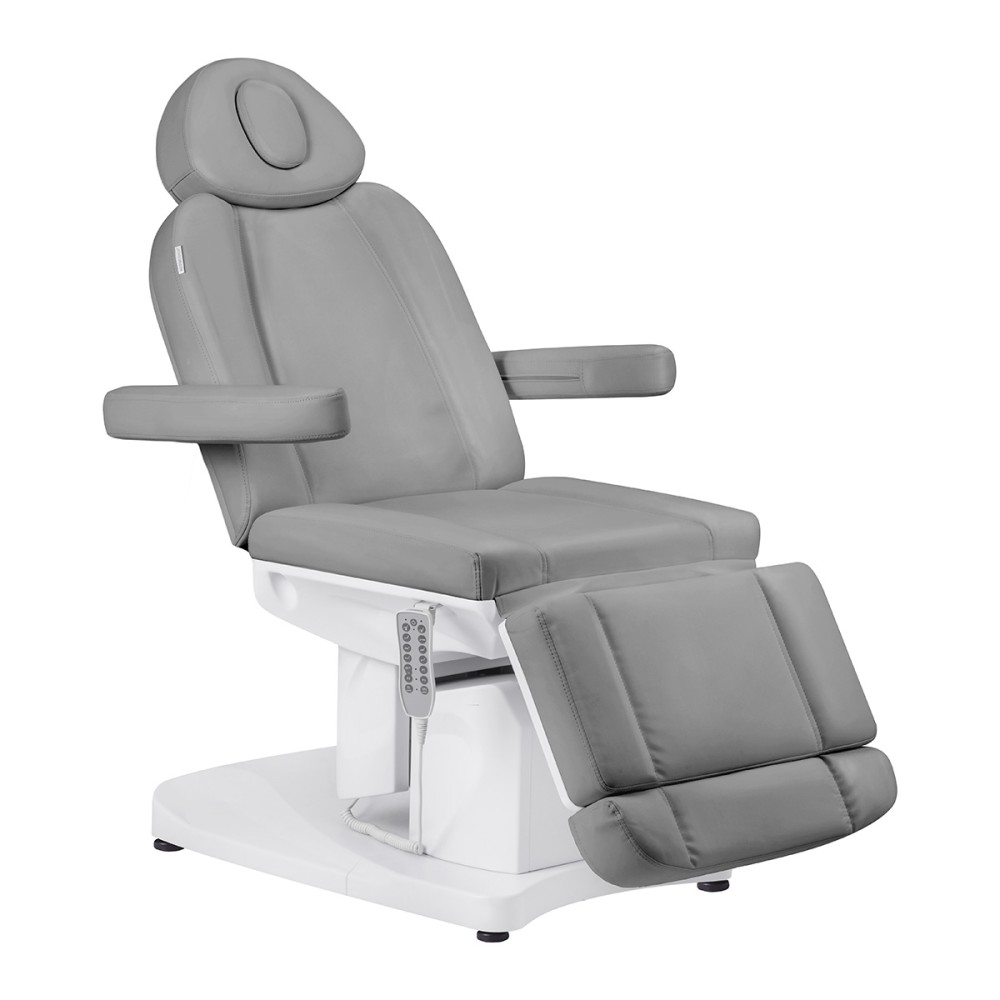 Fauteuil cosmétique électrique Azzurro 708a 4 moteurs gris chauffant