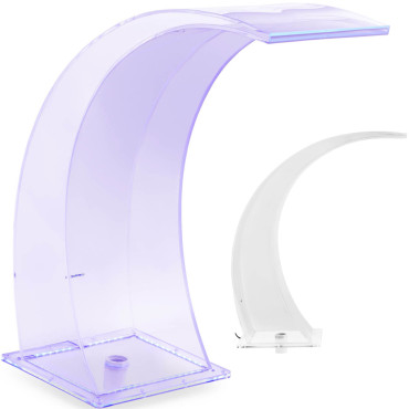 Ūdenskrituma snīpi ar LED apgaismojumu 35 cm ūdens aizplūšanas 303 mm