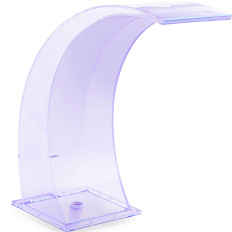 Vodopád Výtok s LED osvetlením 35 cm Odtok vody 303 mm