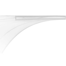 Watervaluitloop met LED-verlichting 35 cm Wateruitstroming 303 mm
