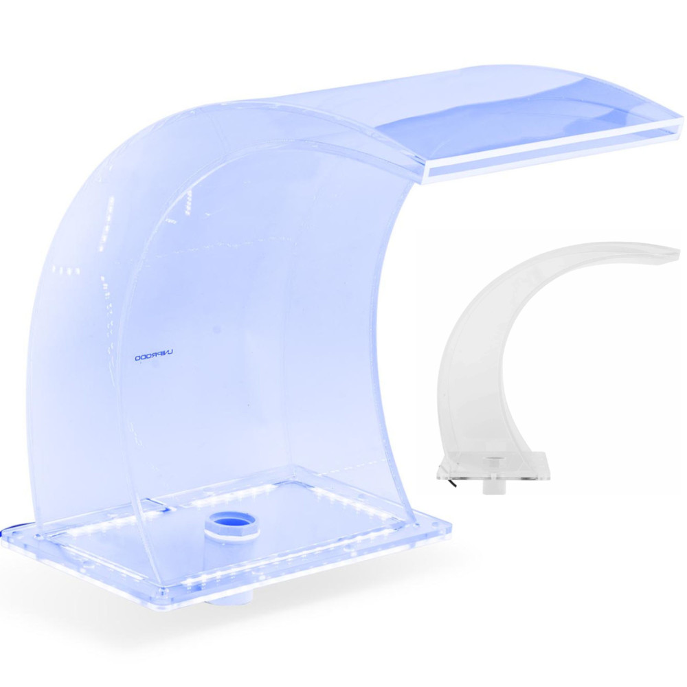 Slap SPLET z LED razsvetljavo 33 cm Odtok vode 303 mm