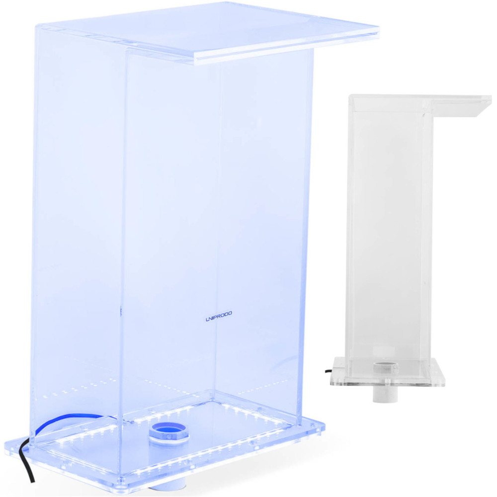 Bico da cachoeira com iluminação LED 35 cm de saída de água 310 mm