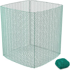 Mesh på hö i hästar Hästar Hästar 45 x 45 mm 1,4 x 1,4 x 1,6 m