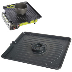 Grill grill for a gas tourist stove with a chilling torch function