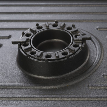 Grill Grill para um fogão turístico a gás com uma função de tocha de refrigeração