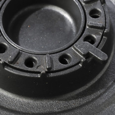 Grill grill for a gas tourist stove with a chilling torch function