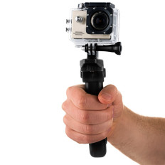 Titolare con mini treppiede per la videocamera sportiva Gopro Sjcam