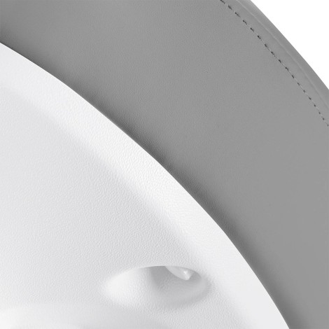 Electric cosmetic chair Azzurro 708a 4 motors gray Heated — close-up of the armrest