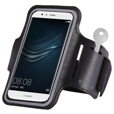 Armband pre beh ramenné pásmo na telefóne smartphone 6 palcov čierne