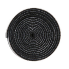 Kabeļu organizators Velcro Tape 1m melns