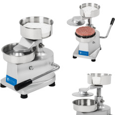 Uma máquina de imprensa para hambúrguer qua. 100mm