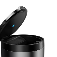 Aschenbecher für Autoauto mit grauer Hintergrundbeleuchtung