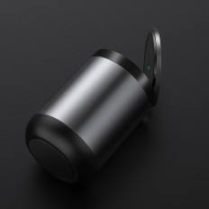 Askebeger for bilbil med grå bakgrunnsbelysning