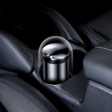 Popolník pre auto auto s sivým podsvietením