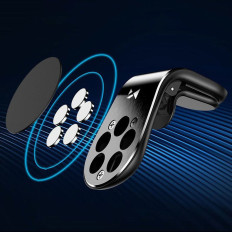Magnetische handgreep op de telefoon voor een ventilatie geruit