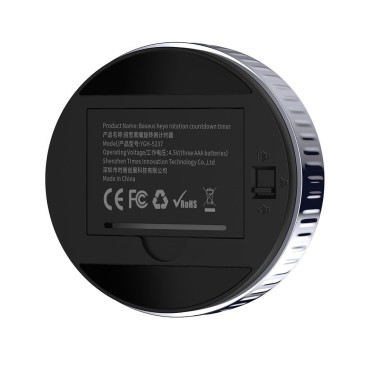 Rotējošais taimeris elektroniskais taimeris Taimeris melns