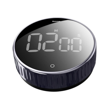 Roterande Timer Elektronisk Timer Timer Svart