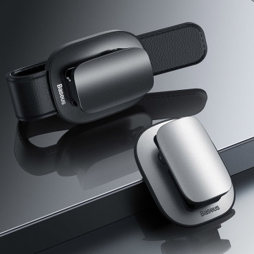 Soporte de clip de coche para gafas de plata