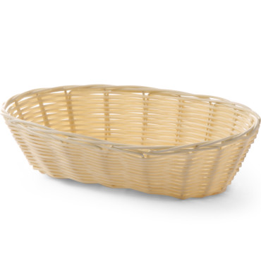 Kurv til oval polyrirattan...
