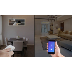 D1 intelligens dimmer RF 433 MHz fekete