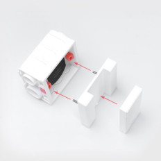 D1 intelligens dimmer RF 433 MHz fekete