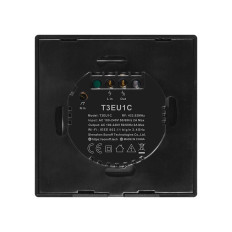 Toque o interruptor de luz do interruptor WIFI botão 433 MHz RF Preto T3eu1c-TX