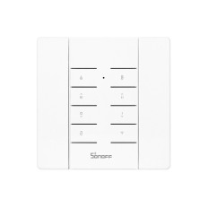 Banco de dados de vidro para RF 433 MHz branco RM433-Base