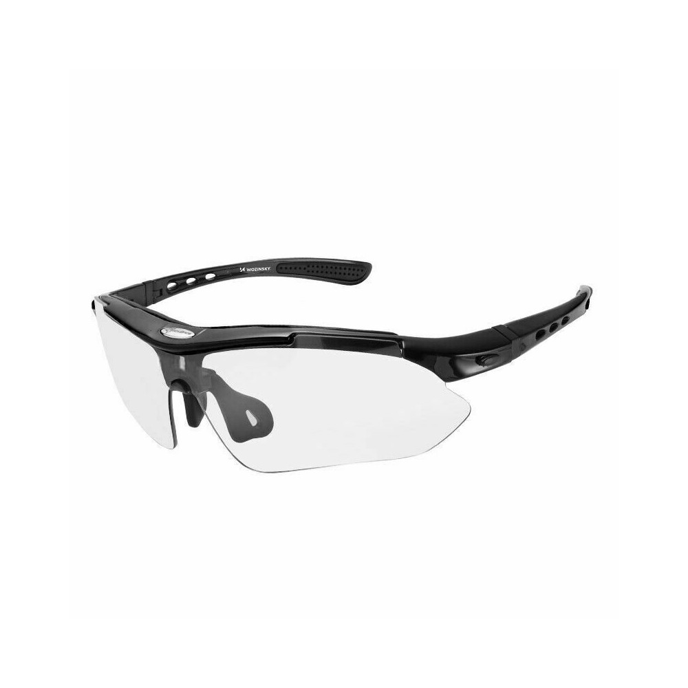 Gafas de sol polarizadas con gafas con gafas + superposición de corrección negra