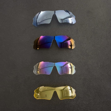 Gafas de sol polarizadas con gafas con gafas + superposición de corrección negra