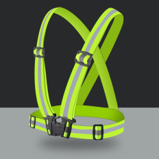 Reflective braces for bicycle Motor for running Reflective vest Yellow