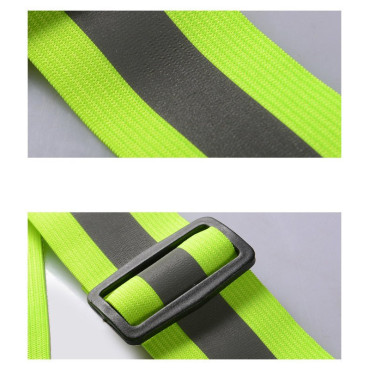 Peticiones reflectantes para motor de bicicleta para correr chaleco reflectante amarillo