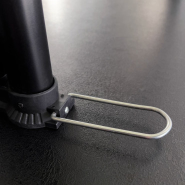 Pompe à vélo à main Noir