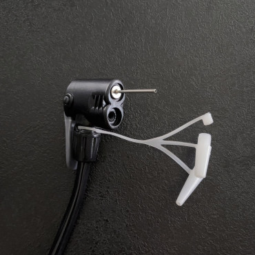 Pompe à vélo à main Noir