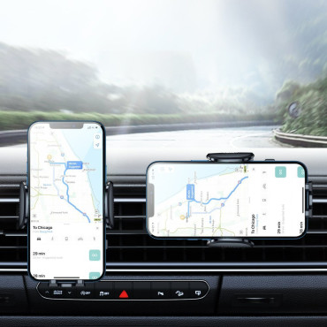 Car vpenjalni ročaj na telefonu na Checkered Air Chechered
