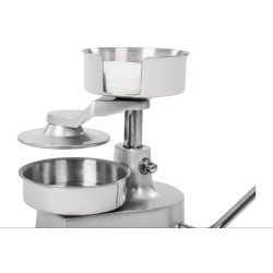 Uma máquina de imprensa para hambúrguer qua. 100mm