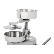 Uma máquina de imprensa para hambúrguer qua. 100mm