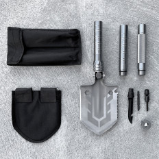 Multifunktionell SAPper Folding Survival Kniv Skruvmejsel Killing för 10W1