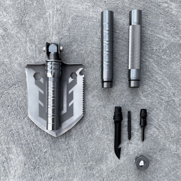 Multifunktionell SAPper Folding Survival Kniv Skruvmejsel Killing för 10W1