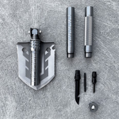Multifunktionell SAPper Folding Survival Kniv Skruvmejsel Killing för 10W1
