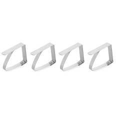 Clips handvatten voor het bevestigen van een tafelkleed voor tafelblad. 4 stuks. - Hendi 444023