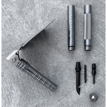 Multifunktionell SAPper Folding Survival Kniv Skruvmejsel Killing för 10W1