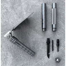 Multifunktionell SAPper Folding Survival Kniv Skruvmejsel Killing för 10W1