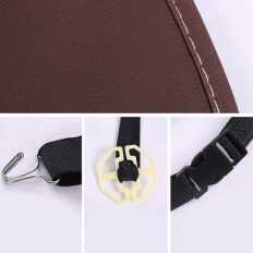 Car Organizer for Armchair Seat + Shelf Table for Car Brown