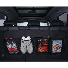 Bil arrangör på baksätet tillbaka till bagage svart