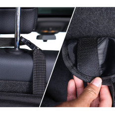 Auto organizētājs uz muguras sēdekļa Atpakaļ uz stumbru Black
