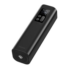 Mini voiture pompe à roue de compresseur sur un nid plus léger noir