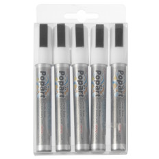 Markeringen voor de tip 2-6 mm witte set 5pcs. - Hendi 664209