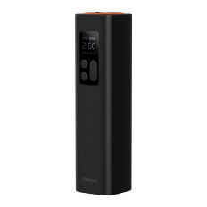 Mini bilkompressorhjulspumpe på en nestlighter svart