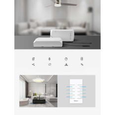 Controller ventilatore con lampada integrata IFAN04-H White