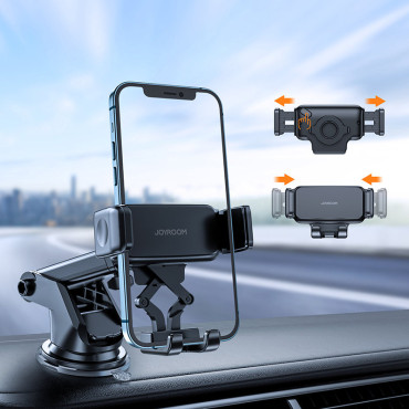 Auto Smartphone rukoväť na čiernom paneli
